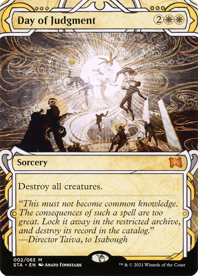 2021 Strixhaven Mystical Archive Day of Judgment [Etched Foil] mythic #2 mythic card image