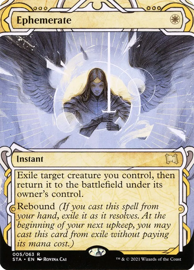 2021 Strixhaven Mystical Archive Ephemerate [Etched Foil] rare #5 rare card image