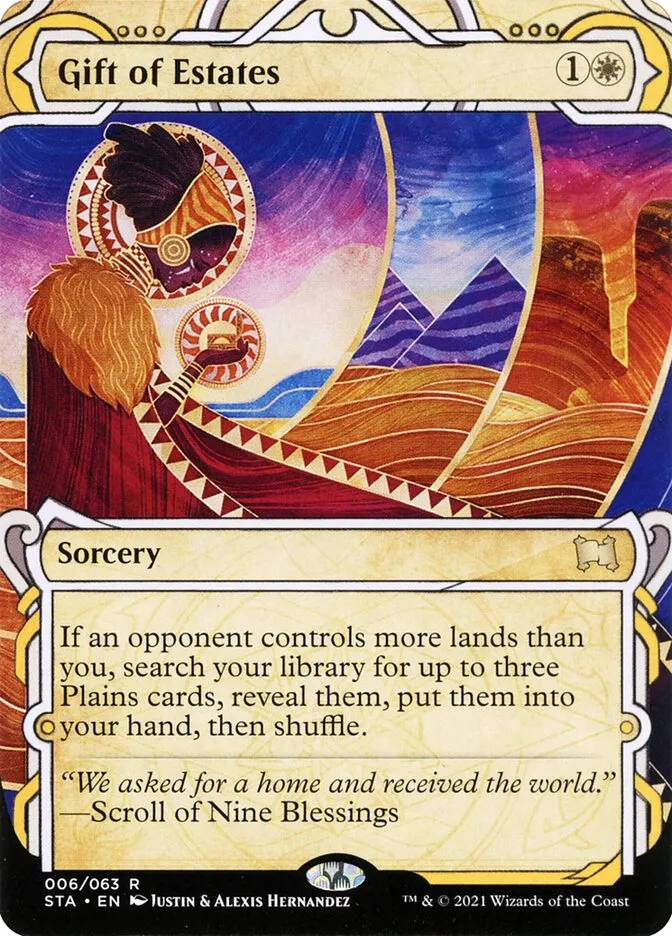 2021 Strixhaven Mystical Archive Gift of Estates [Etched Foil] rare #6 rare card image