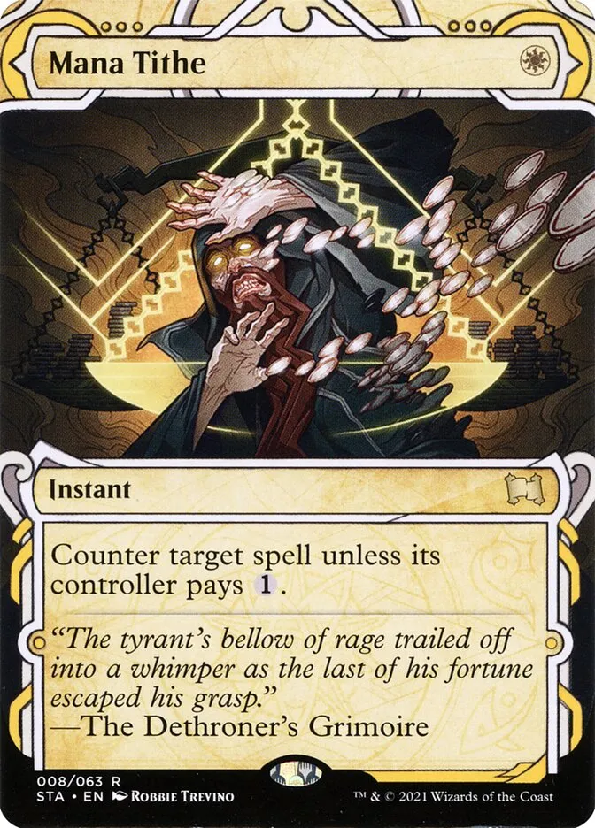2021 Strixhaven Mystical Archive Mana Tithe rare #8 rare card image