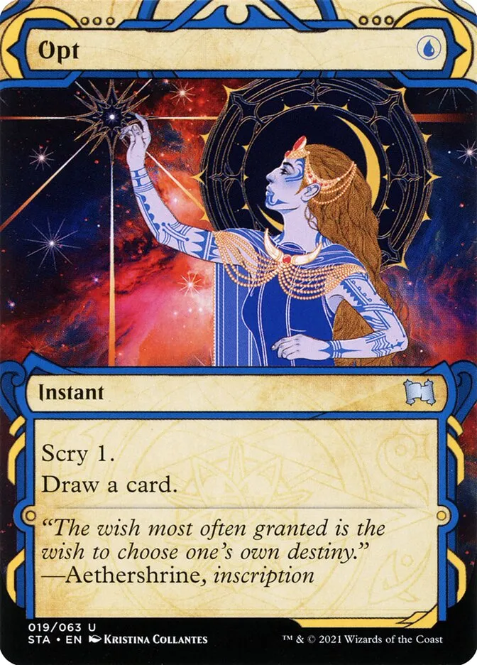2021 Strixhaven Mystical Archive Opt [Etched Foil] uncommon #19 uncommon card image