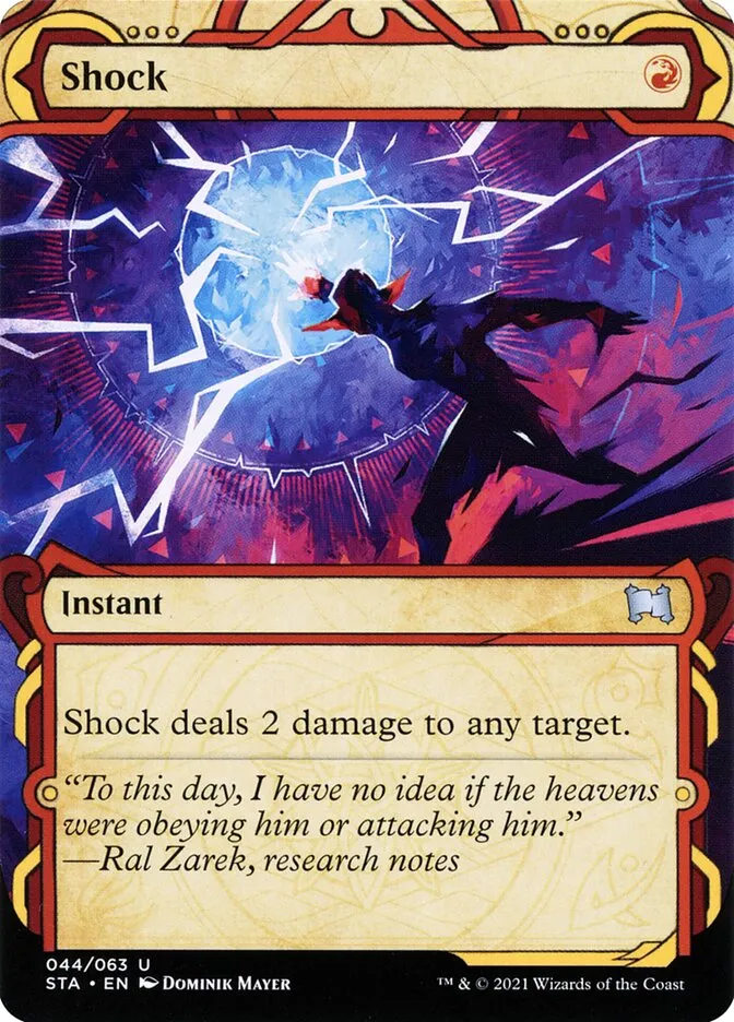 2021 Strixhaven Mystical Archive Shock uncommon #44 uncommon card image