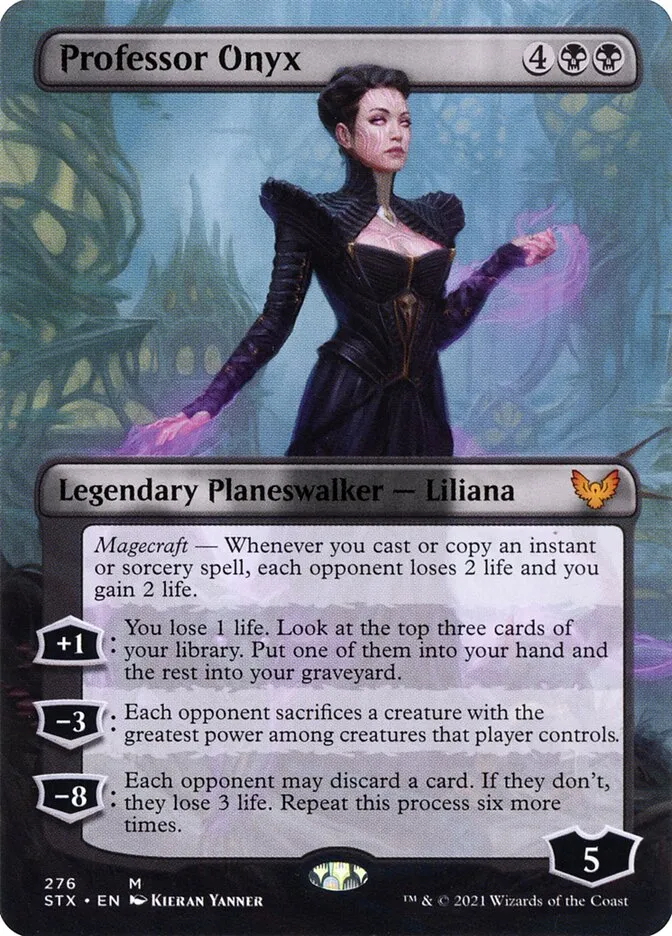 2021 Strixhaven: School of Mages Professor Onyx #276 mythic card image