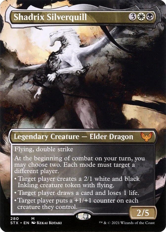 2021 Strixhaven: School of Mages Shadrix Silverquill #280 mythic card image