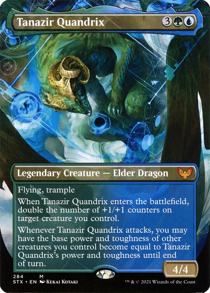 2021 Strixhaven: School of Mages Tanazir Quandrix #284 mythic card image