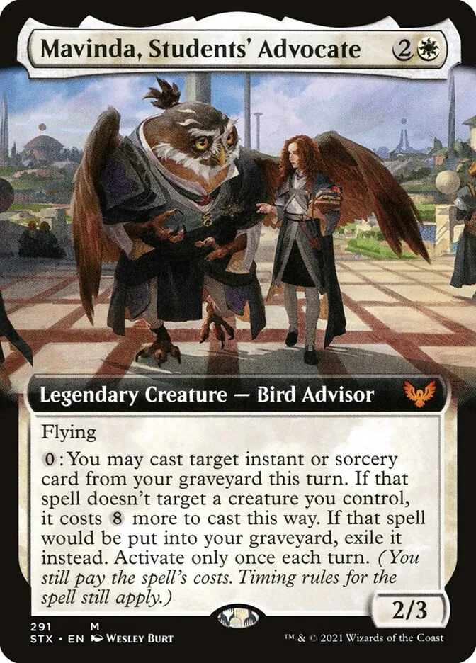 2021 Strixhaven: School of Mages Mavinda, Students' Advocate #291 mythic card image