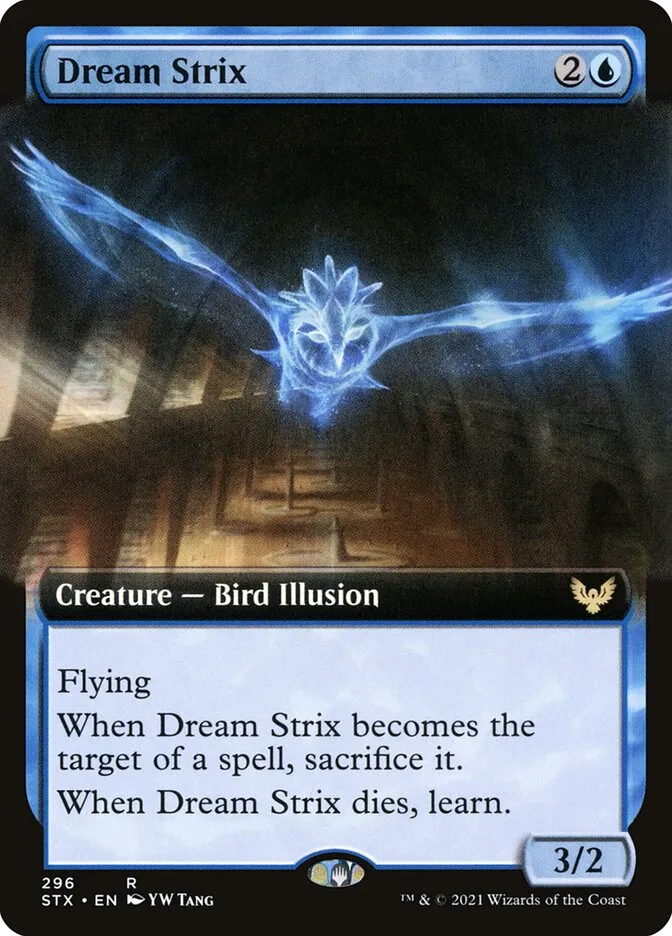 2021 Strixhaven: School of Mages Dream Strix #296 rare card image