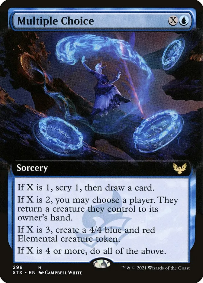 2021 Strixhaven: School of Mages Multiple Choice #298 rare card image