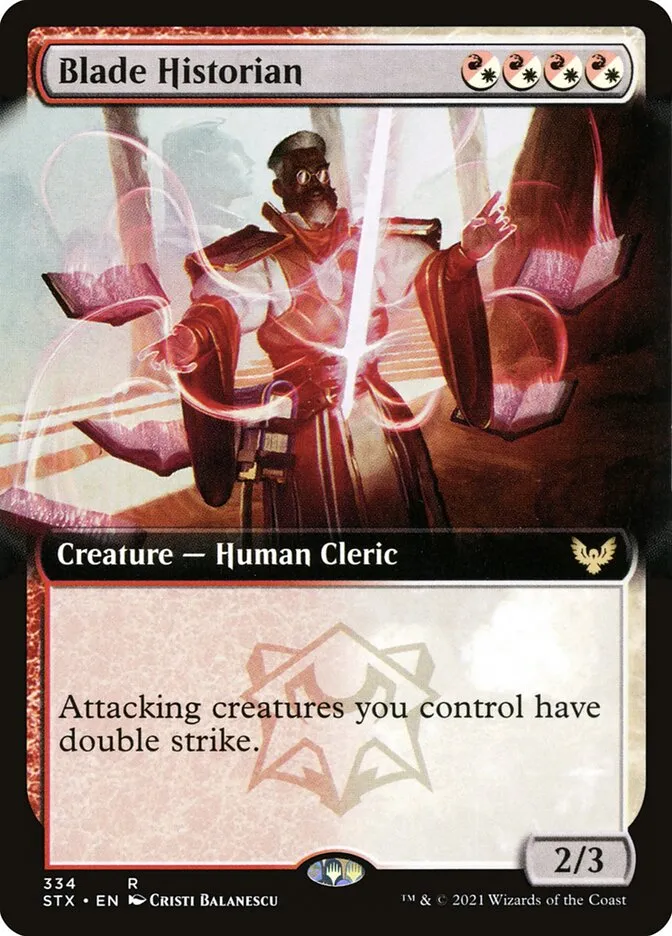 2021 Strixhaven: School of Mages Blade Historian #334 rare card image