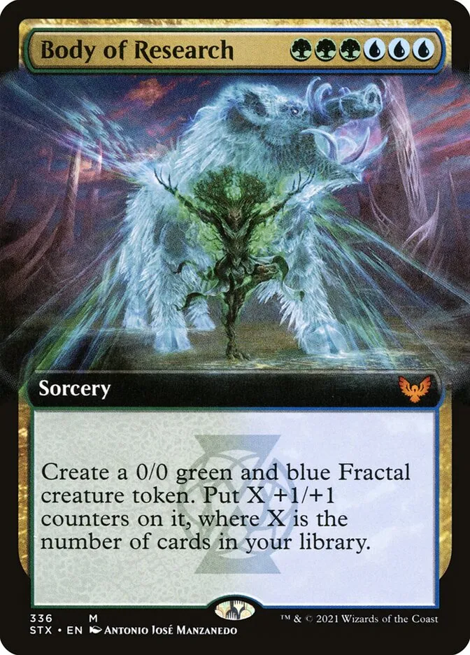 2021 Strixhaven: School of Mages Body of Research #336 mythic card image