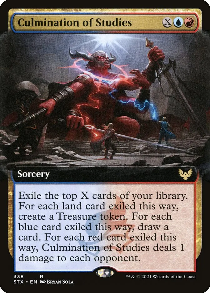 2021 Strixhaven: School of Mages Culmination of Studies #338 rare card image