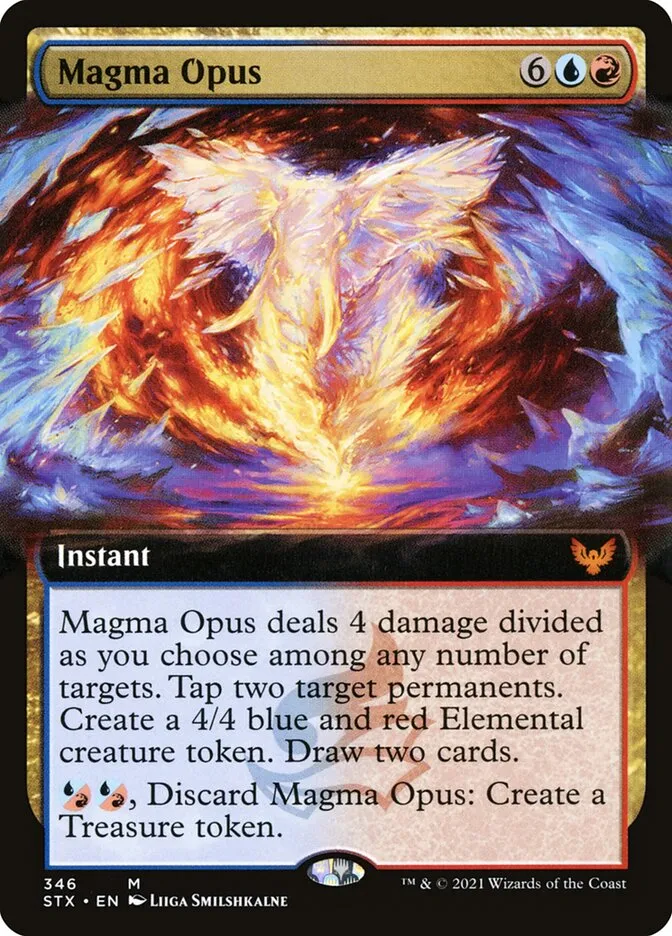 2021 Strixhaven: School of Mages Magma Opus #346 mythic card image
