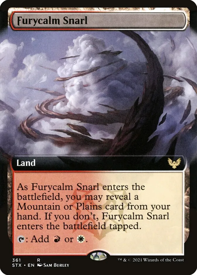 2021 Strixhaven: School of Mages Furycalm Snarl #361 rare card image