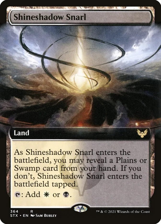 2021 Strixhaven: School of Mages Shineshadow Snarl #364 rare card image
