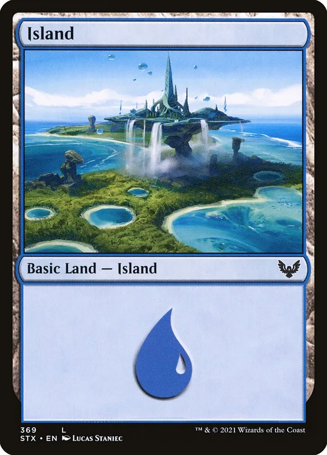 2021 Strixhaven: School of Mages Island #369 common card image