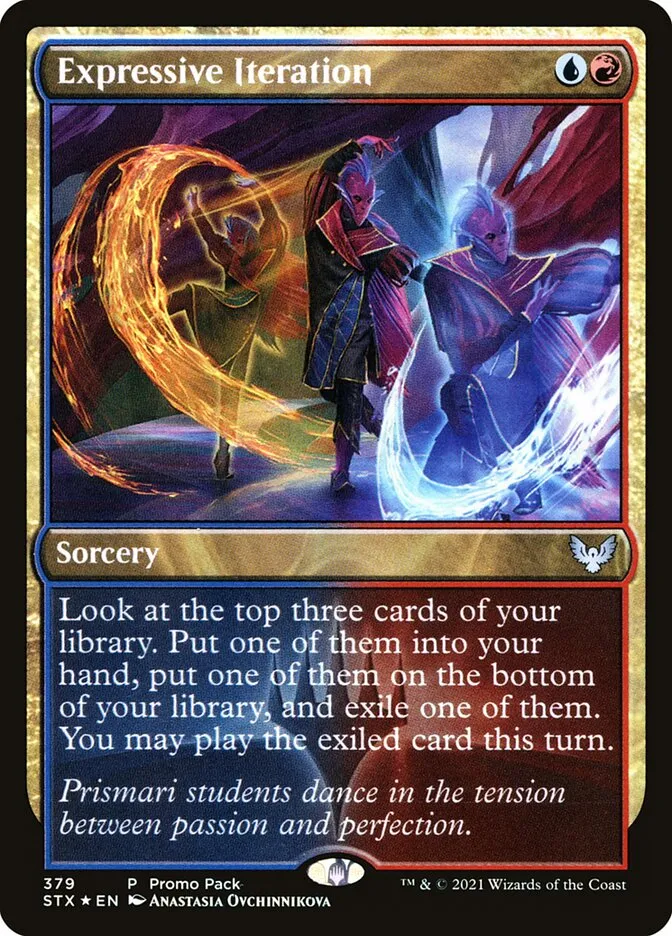 2021 Strixhaven: School of Mages Expressive Iteration #379 uncommon card image