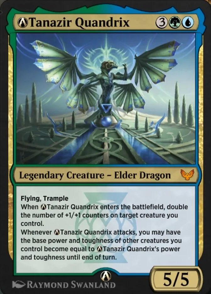 2021 Strixhaven: School of Mages A-Tanazir Quandrix #A-240 mythic card image