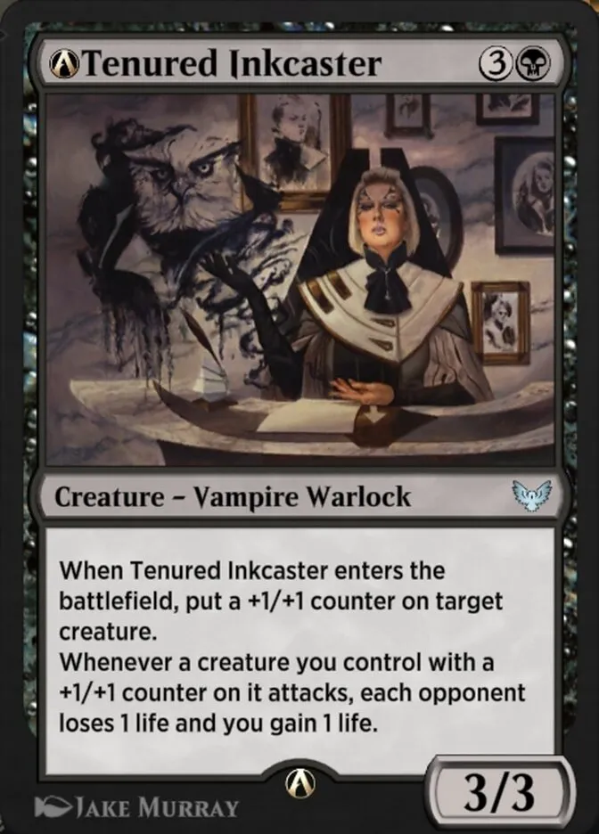 2021 Strixhaven: School of Mages A-Tenured Inkcaster #A-88 uncommon card image