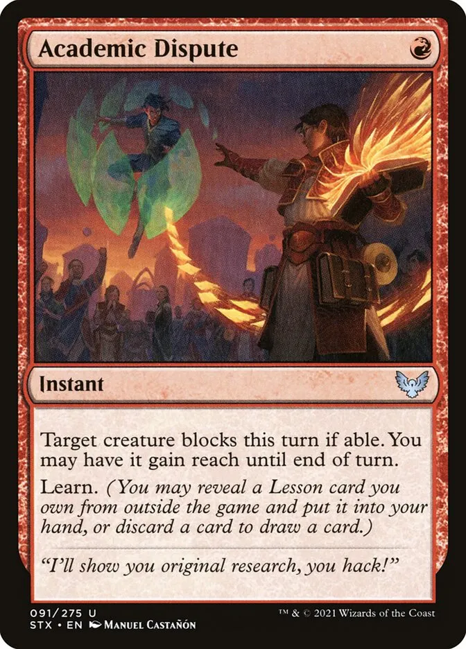 2021 Strixhaven: School of Mages Academic Dispute #91 uncommon card image