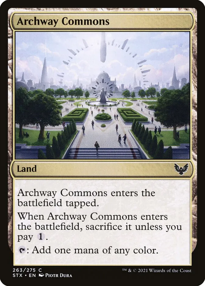 2021 Strixhaven: School of Mages Archway Commons #263 card image