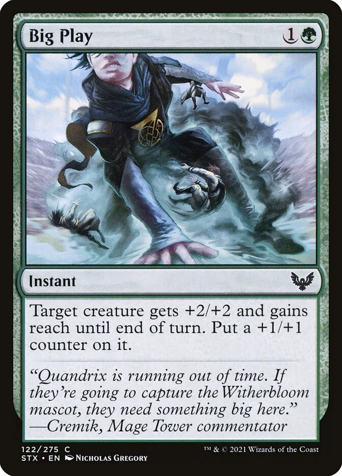 2021 Strixhaven: School of Mages Big Play #122 common card image