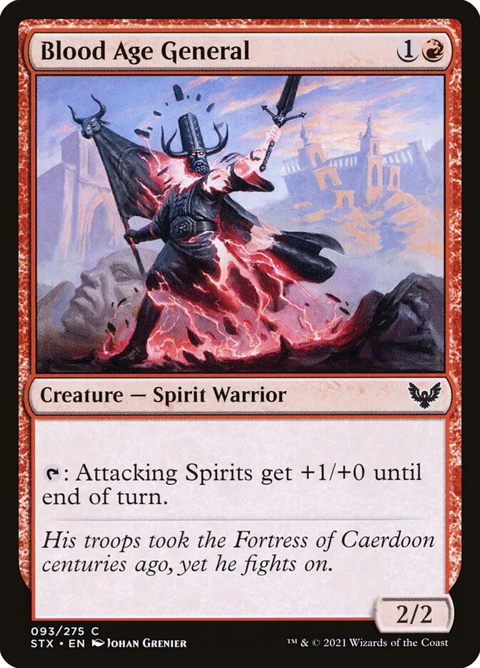2021 Strixhaven: School of Mages Blood Age General #93 common card image