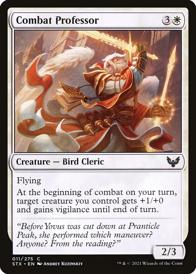 2021 Strixhaven: School of Mages Combat Professor #11 common card image