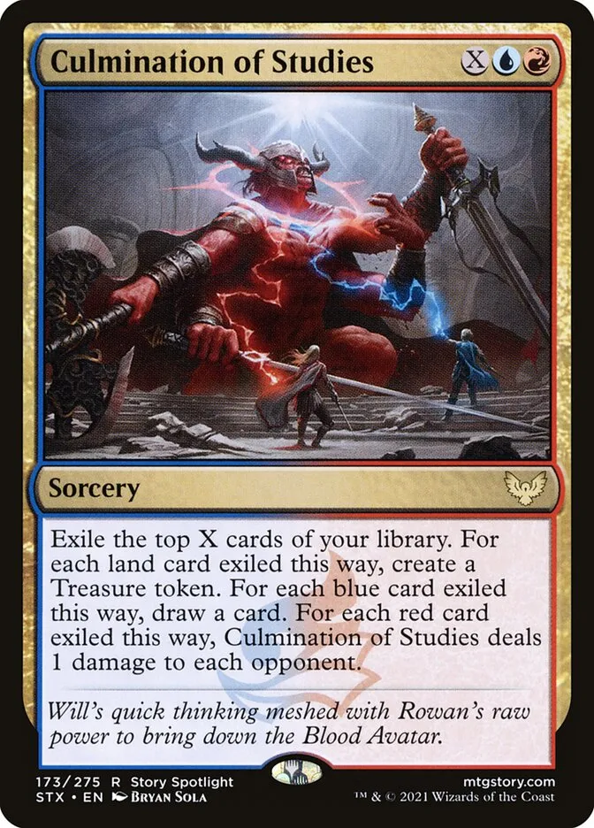 2021 Strixhaven: School of Mages Culmination of Studies #173 rare card image
