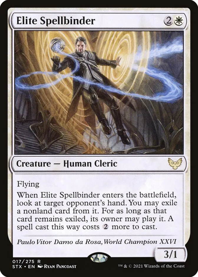 2021 Strixhaven: School of Mages Elite Spellbinder #17 rare card image