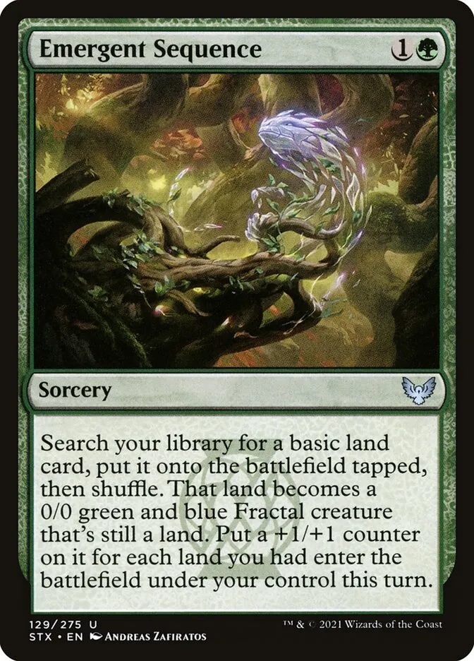 2021 Strixhaven: School of Mages Emergent Sequence #129 uncommon card image