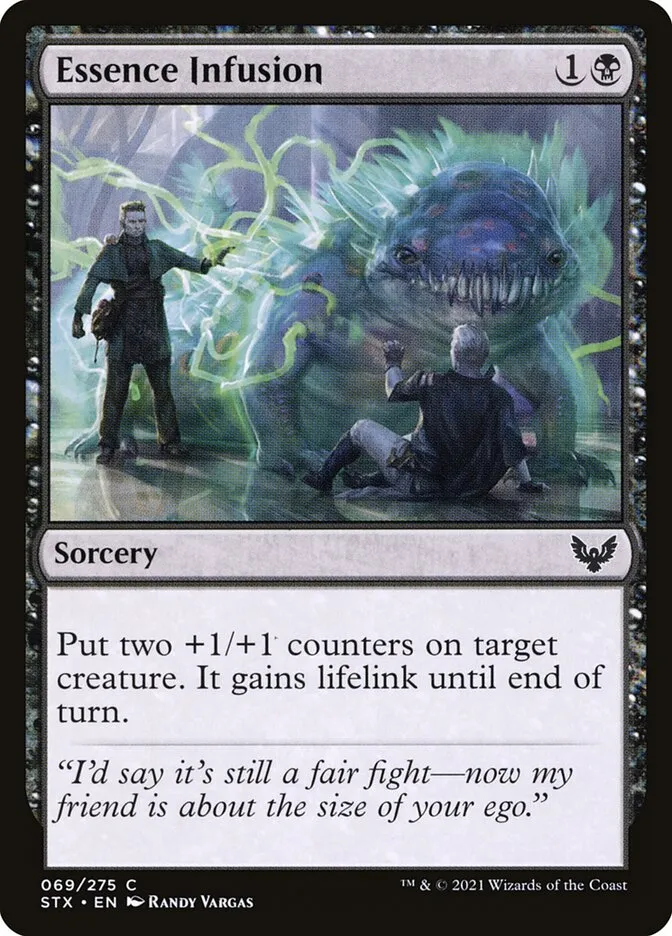 2021 Strixhaven: School of Mages Essence Infusion #69 common card image