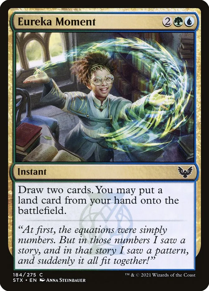2021 Strixhaven: School of Mages Eureka Moment #184 common card image