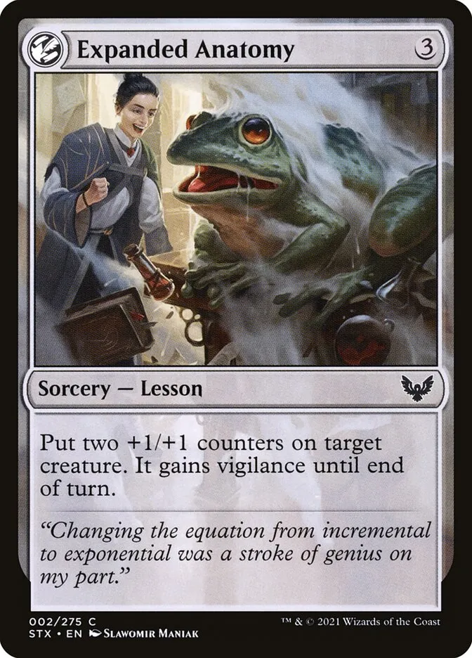 2021 Strixhaven: School of Mages Expanded Anatomy #2 common card image
