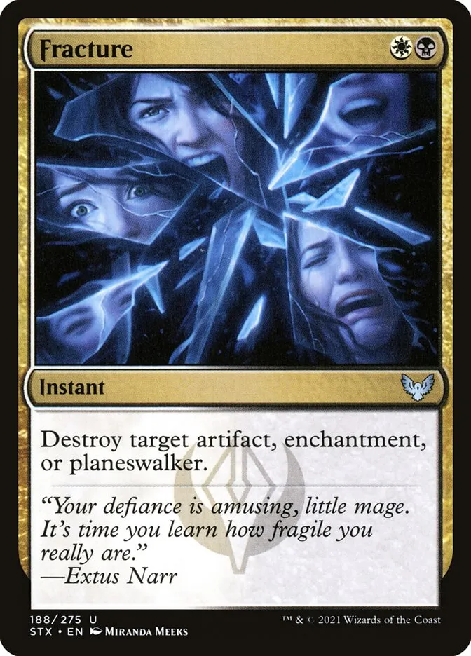 2021 Strixhaven: School of Mages Fracture #188 uncommon card image