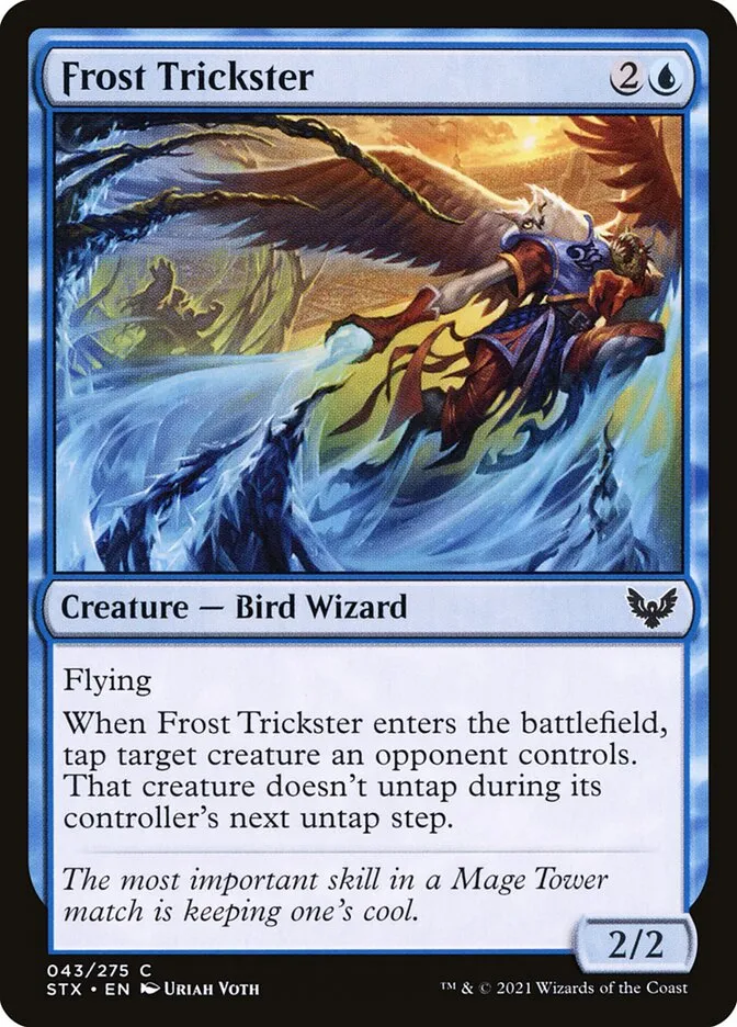 2021 Strixhaven: School of Mages Frost Trickster #43 common card image