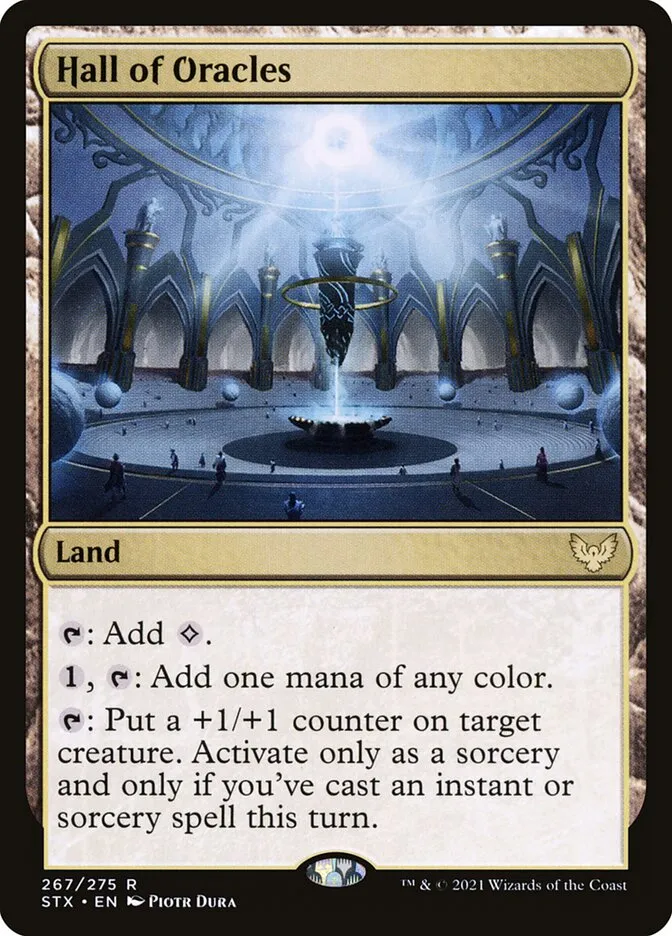 2021 Strixhaven: School of Mages Hall of Oracles #267 rare card image