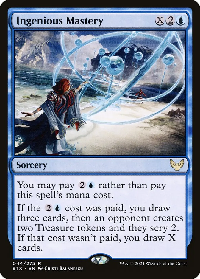 2021 Strixhaven: School of Mages Ingenious Mastery #44 rare card image