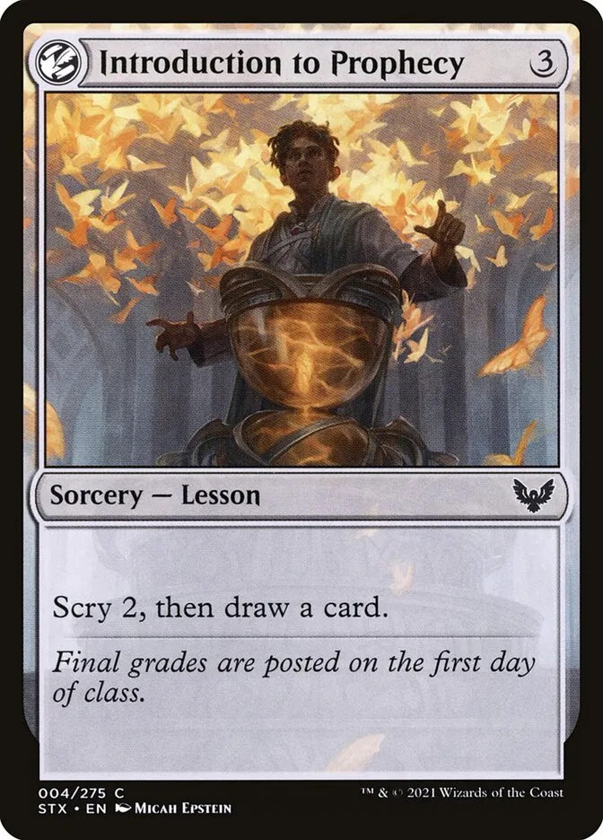 2021 Strixhaven: School of Mages Introduction to Prophecy #4 common card image