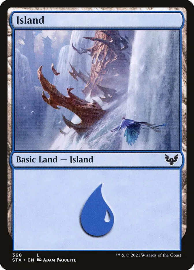 2021 Strixhaven: School of Mages Island #368 common card image