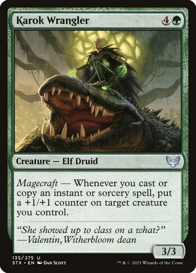 2021 Strixhaven: School of Mages Karok Wrangler #135 uncommon card image