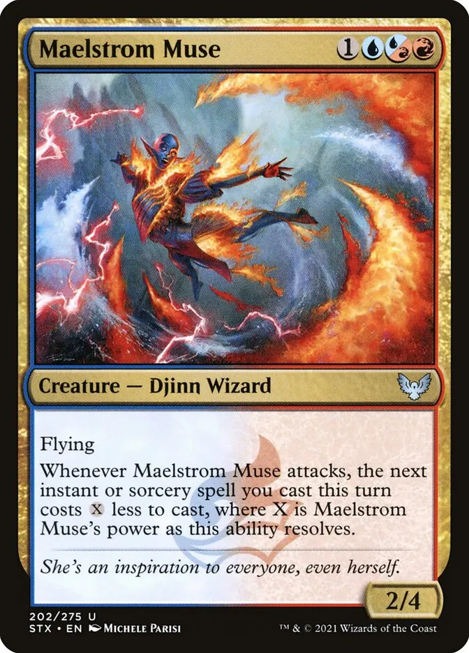 2021 Strixhaven: School of Mages Maelstrom Muse #202 uncommon card image