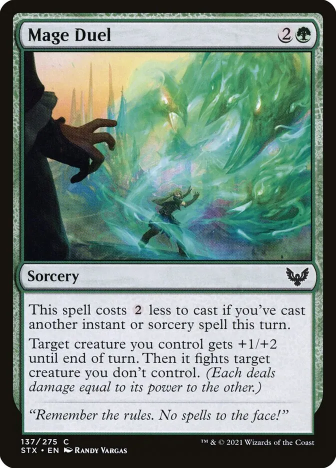 2021 Strixhaven: School of Mages Mage Duel #137 common card image
