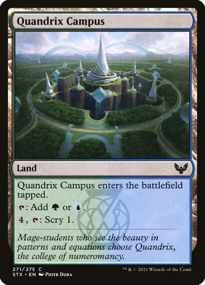2021 Strixhaven: School of Mages Quandrix Campus #271 common card image