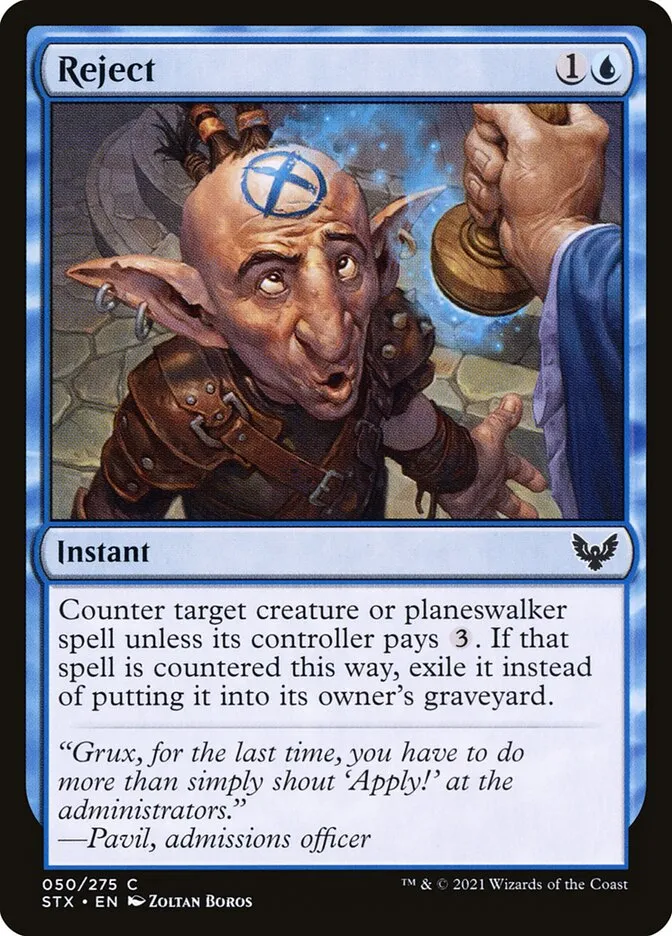 2021 Strixhaven: School of Mages Reject #50 common card image
