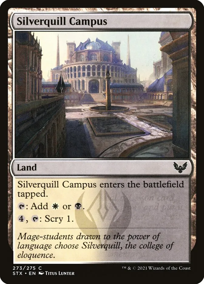 2021 Strixhaven: School of Mages Silverquill Campus #273 common card image