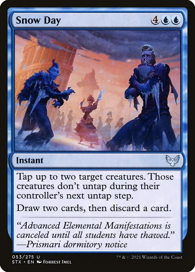 2021 Strixhaven: School of Mages Snow Day #53 uncommon card image