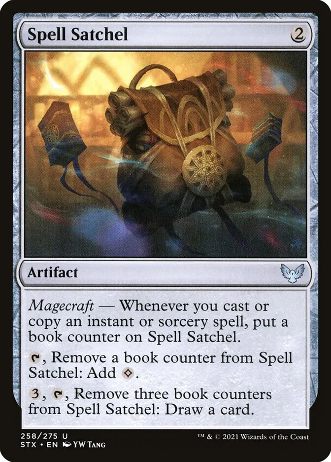 2021 Strixhaven: School of Mages Spell Satchel #258 uncommon card image