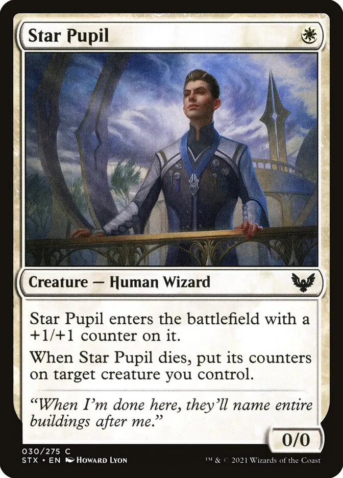 2021 Strixhaven: School of Mages Star Pupil #30 common card image