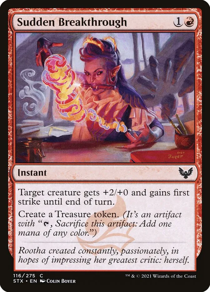 2021 Strixhaven: School of Mages Sudden Breakthrough #116 common card image