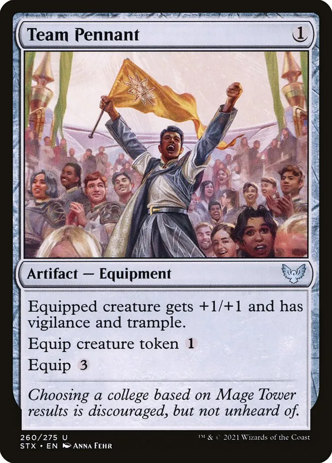 2021 Strixhaven: School of Mages Team Pennant #260 uncommon card image